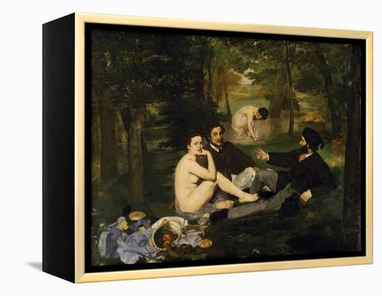 Outdoor Breakfast , 1863-Edouard Manet-Framed Premier Image Canvas