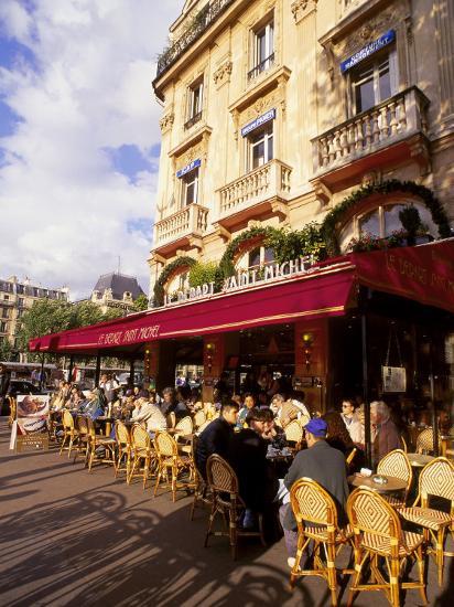  Outdoor Cafe Paris  France Photographic Print Kindra 