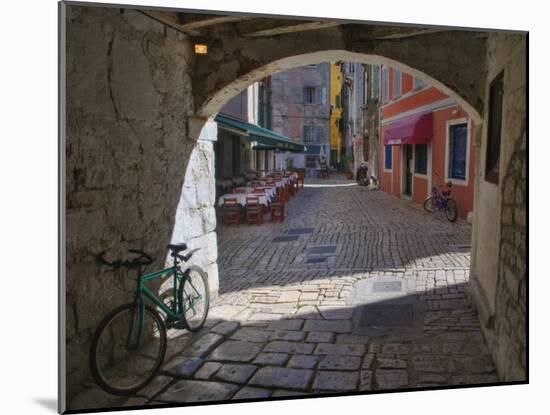 Outdoor Cafe, Rovigno, Croatia-Adam Jones-Mounted Photographic Print