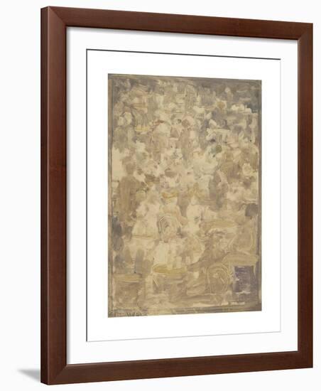 Outdoor Cafe Scene-Maurice Prendergast-Framed Premium Giclee Print