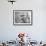 Outdoor Cafe Table, Lucerne, Switzerland-Walter Bibikow-Framed Photographic Print displayed on a wall