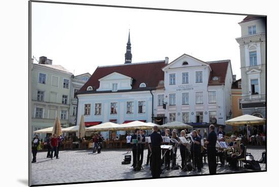 Outdoor Concert in Town Hall Square, Tallin, Estonia, 2011-Sheldon Marshall-Mounted Photographic Print