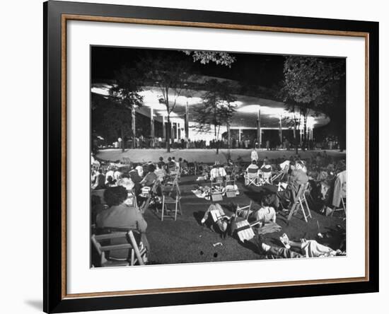 Outdoor Concert-Ralph Crane-Framed Photographic Print