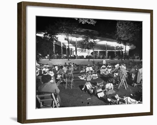 Outdoor Concert-Ralph Crane-Framed Photographic Print