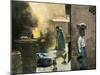 Outdoor Kitchen in a Jamaica Town, 1890s-null-Mounted Giclee Print