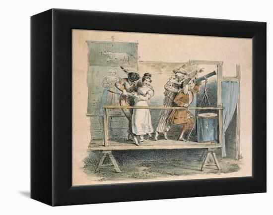 Outdoor Performance of Surprise of Love-Pierre Carlet De Chamblain De Marivaux-Framed Premier Image Canvas