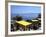 Outdoor Restaurant, Monemvasia, Greece-Connie Ricca-Framed Photographic Print