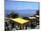 Outdoor Restaurant, Monemvasia, Greece-Connie Ricca-Mounted Photographic Print