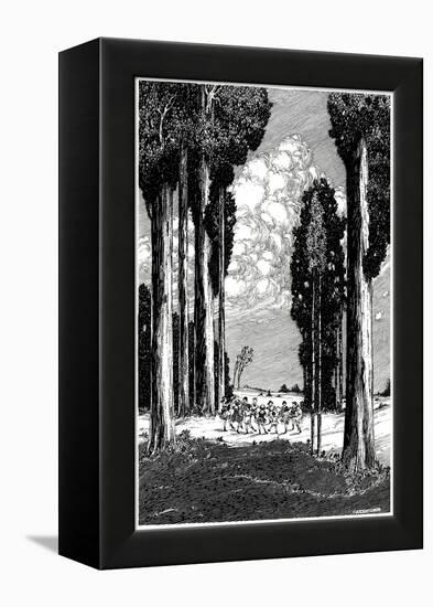 Outdoor Sports and Indoor Pastimes - Child Life-G.H. Mitchell-Framed Premier Image Canvas