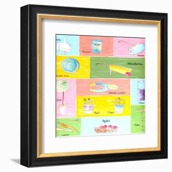 Outdoors and Indoors IV-C^ Gandini-Framed Art Print