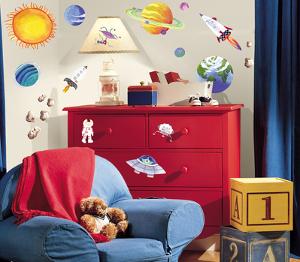 Outer Space Peel & Stick Wall Decals
