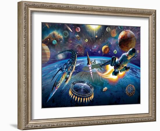 Outer Space-Adrian Chesterman-Framed Art Print