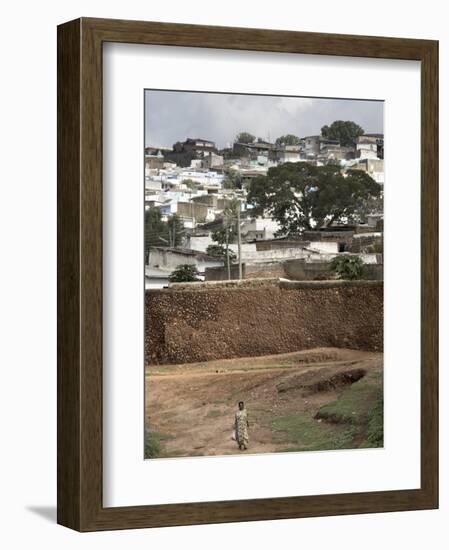 Outer Wall of the Ancient City of Harar, Ethiopia, Africa-Mcconnell Andrew-Framed Photographic Print