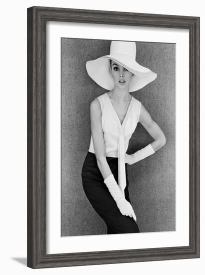 Outfit and White Hat, 1960s-John French-Framed Giclee Print