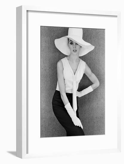 Outfit and White Hat, 1960s-John French-Framed Giclee Print