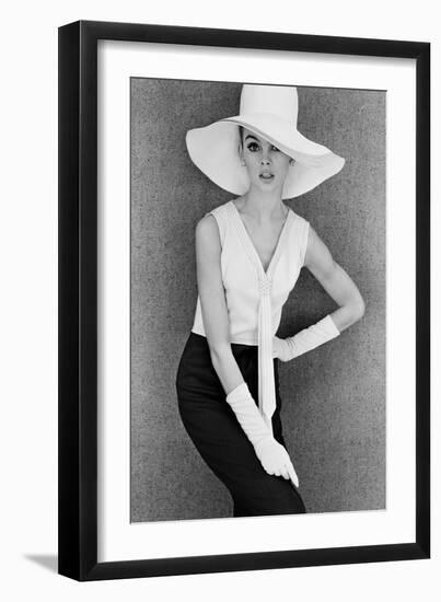 Outfit and White Hat, 1960s-John French-Framed Giclee Print