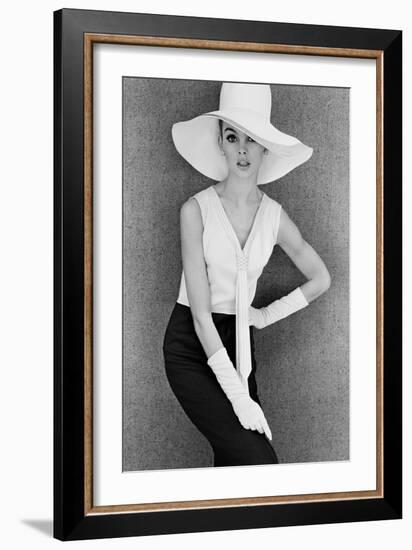 Outfit and White Hat, 1960s-John French-Framed Giclee Print