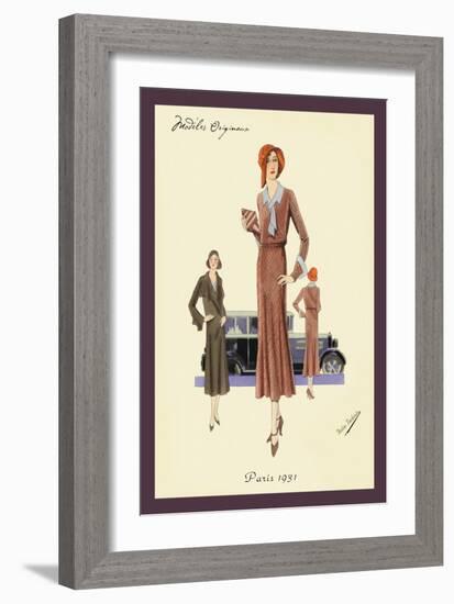 Outfit for a Day Trip-null-Framed Art Print