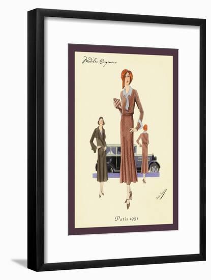 Outfit for a Day Trip-null-Framed Art Print