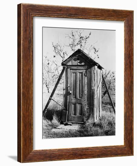 Outhouse on A Farm-null-Framed Photographic Print