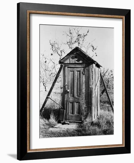 Outhouse on A Farm-null-Framed Photographic Print