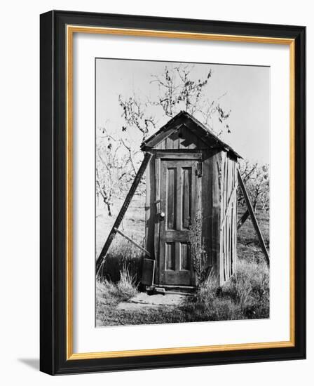 Outhouse on A Farm-null-Framed Photographic Print