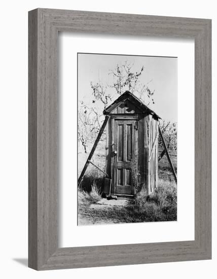 Outhouse on A Farm-Bettmann-Framed Photographic Print