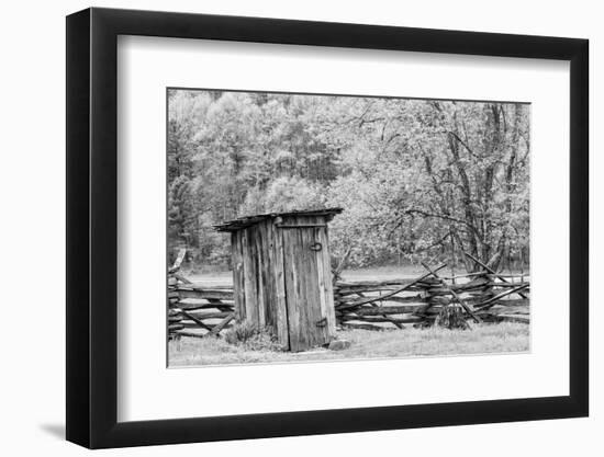 Outhouse, Pioneer Homestead, Great Smoky Mountains National Park, North Carolina-Adam Jones-Framed Photographic Print