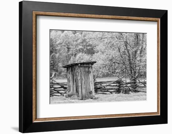 Outhouse, Pioneer Homestead, Great Smoky Mountains National Park, North Carolina-Adam Jones-Framed Photographic Print