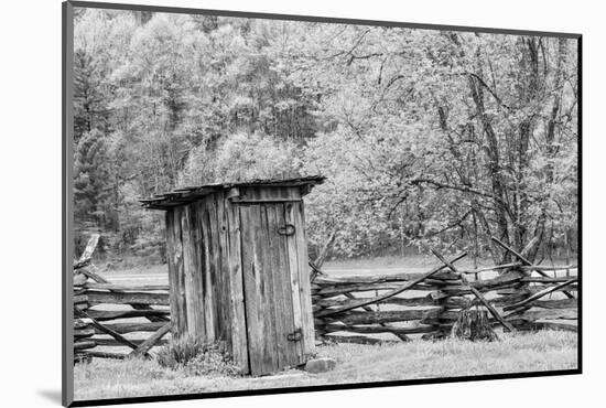 Outhouse, Pioneer Homestead, Great Smoky Mountains National Park, North Carolina-Adam Jones-Mounted Photographic Print