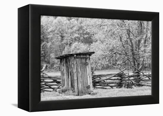 Outhouse, Pioneer Homestead, Great Smoky Mountains National Park, North Carolina-Adam Jones-Framed Premier Image Canvas