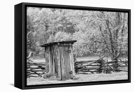 Outhouse, Pioneer Homestead, Great Smoky Mountains National Park, North Carolina-Adam Jones-Framed Premier Image Canvas