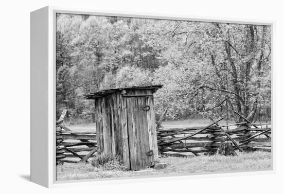 Outhouse, Pioneer Homestead, Great Smoky Mountains National Park, North Carolina-Adam Jones-Framed Premier Image Canvas