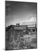 Outhouse Sitting Behind the Barn on a Farm-Bob Landry-Mounted Photographic Print