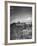 Outhouse Sitting Behind the Barn on a Farm-Bob Landry-Framed Photographic Print