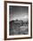 Outhouse Sitting Behind the Barn on a Farm-Bob Landry-Framed Photographic Print