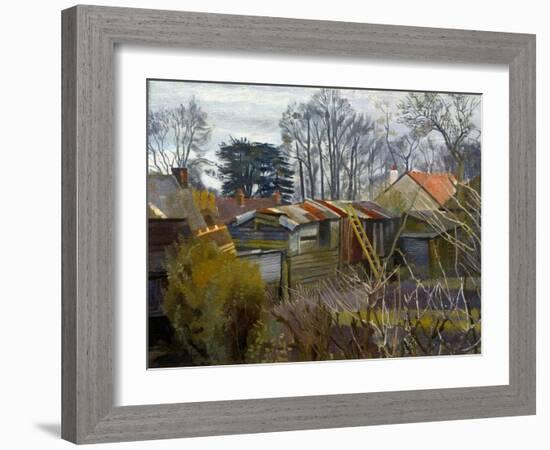 Outhouses-Charles Mahoney-Framed Giclee Print