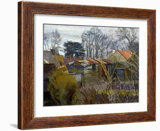 Outhouses-Charles Mahoney-Framed Giclee Print