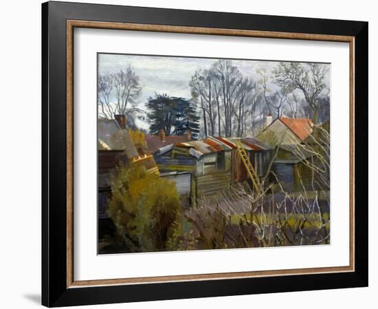 Outhouses-Charles Mahoney-Framed Giclee Print