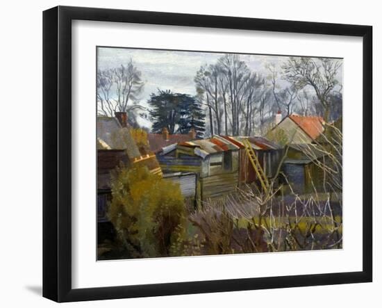 Outhouses-Charles Mahoney-Framed Giclee Print