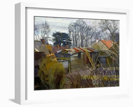 Outhouses-Charles Mahoney-Framed Giclee Print