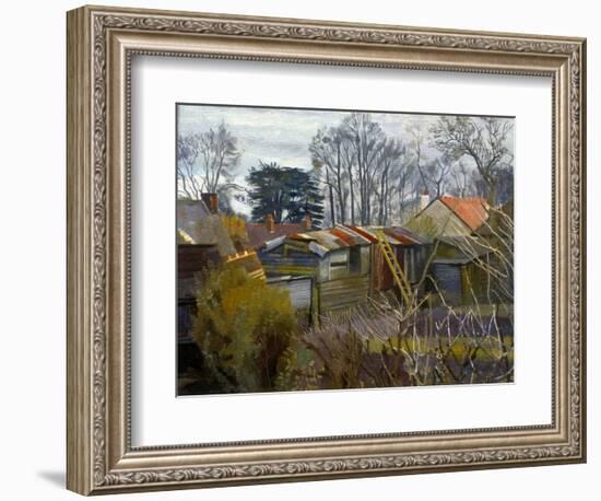 Outhouses-Charles Mahoney-Framed Giclee Print