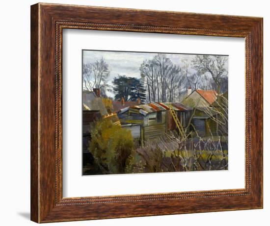 Outhouses-Charles Mahoney-Framed Giclee Print