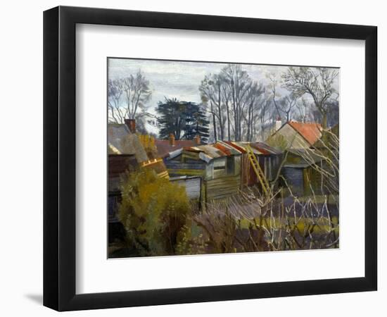 Outhouses-Charles Mahoney-Framed Giclee Print