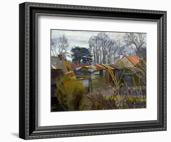 Outhouses-Charles Mahoney-Framed Giclee Print