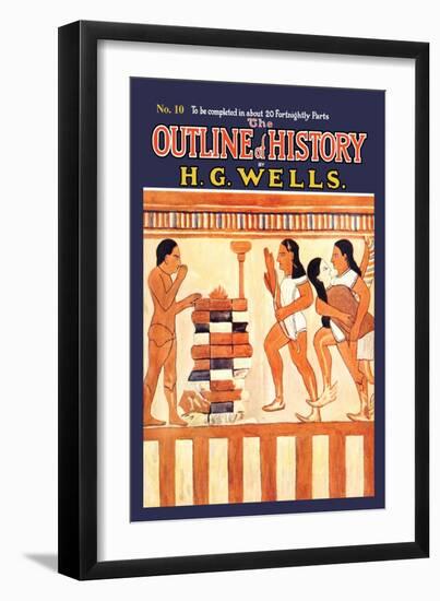 Outline of History by H.G. Wells, No. 10: Ritual-null-Framed Art Print