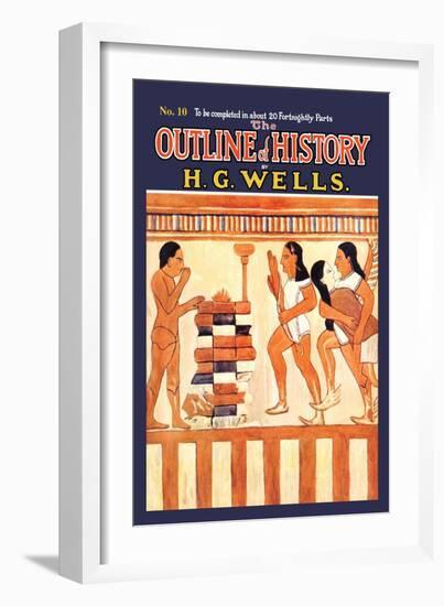 Outline of History by H.G. Wells, No. 10: Ritual-null-Framed Art Print