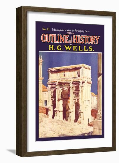 Outline of History by H.G. Wells, No. 11: Empire-null-Framed Premium Giclee Print
