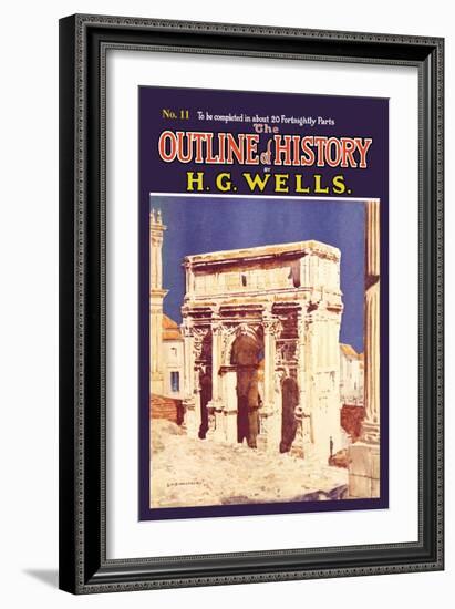 Outline of History by H.G. Wells, No. 11: Empire-null-Framed Art Print