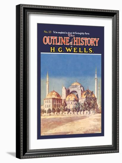 Outline of History by H.G. Wells, No. 13: Mosque-null-Framed Art Print